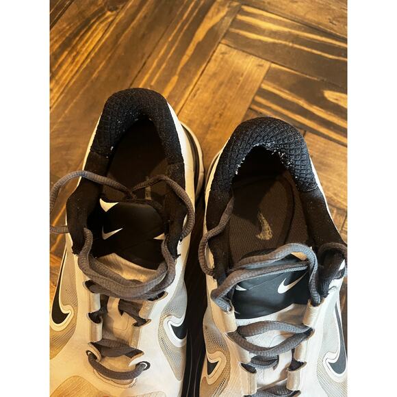 Nike FI Impact Golf Shoes Gray Black White Sneakers Men 8 Active Athletic Comfy - Picture 7 of 8